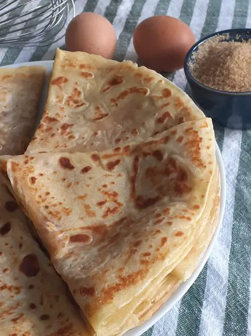 crêpes maison à la cassonade